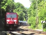 BR151, BR140, 2x BR185, BR143 Osterspai am Rhein