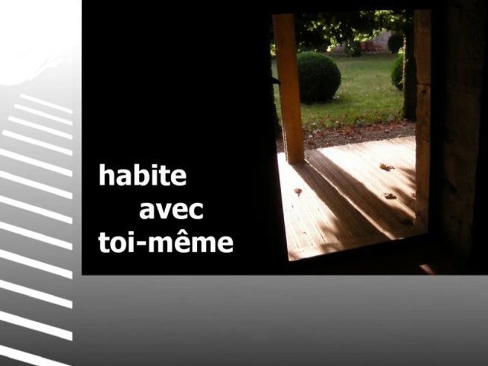 Careme3 : Habite avec toi-même