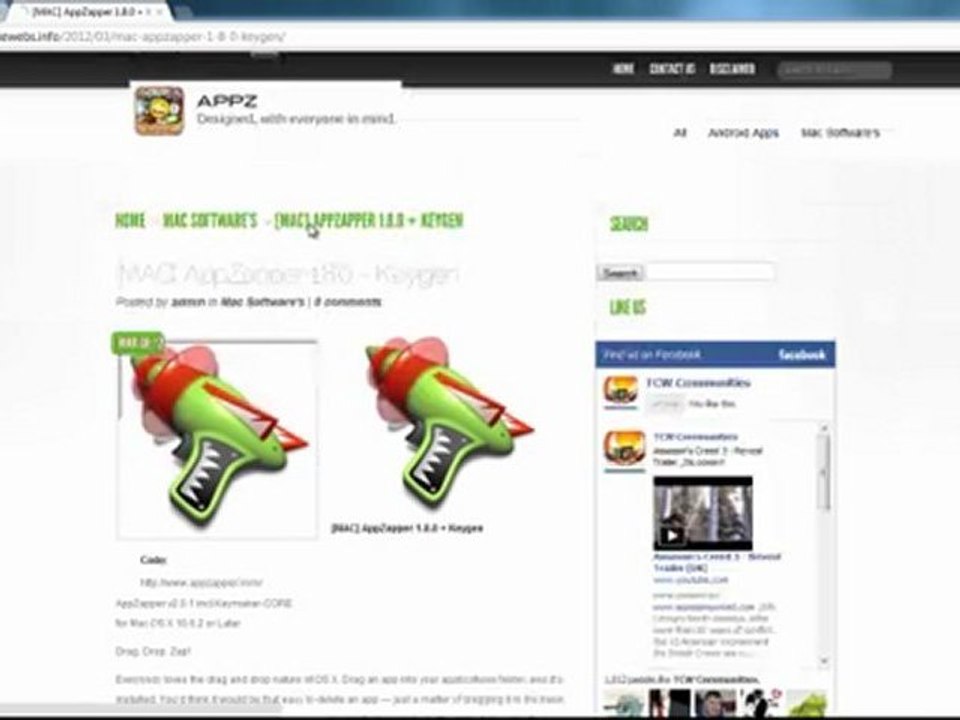 Download [MAC] AppZapper 1.8.0 + Keygen Full Version Free!