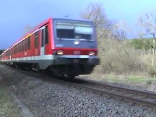 BR218, BR644, 2x BR628 Eifelstrecke bei Oberbettingen