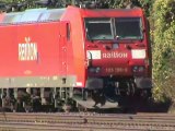 Lokzug, BR189, 7x BR185, BR140, Crossrail BR185, 2x BR145, BR101, BR425 Alter Gbf Oberlahnstein