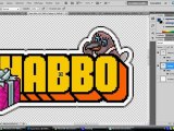 Faire des  logos comme World of habbo sous Photoshop ! (tutoriel même que Aendawan mais la sous Photoshop).