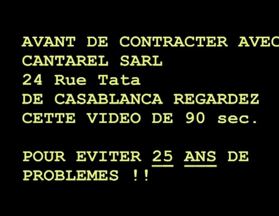 AGENCE IMMOBILIERE CANTAREL SARL