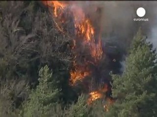 Wildfires and drought in Spain