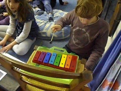 Jouons et chantons ensemble , atelier d'éveil musical sous la houlette de Stéphanie professeur de piano vidéo du 8.3-1