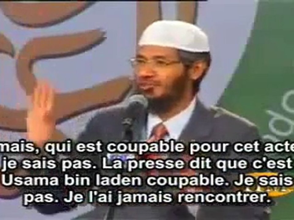 Dr Zakir Naik - Est-ce que le 11 septembre est justifié