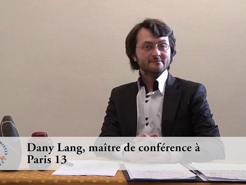 Comprendre la crise de l'Europe 02 - Les économistes atterrés - Dany Lang