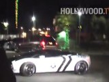 Chris Brown parties at Tru Hollywood Nightclub