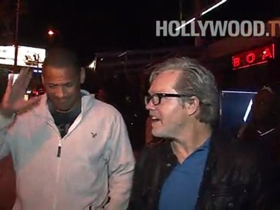Ne-Yo and Freddie Roach dine at BOA Steakhouse