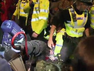 Prisões no protesto contra palestra de Strauss-Kahn