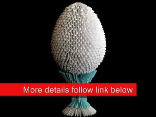 3D Origami Egg with Stand