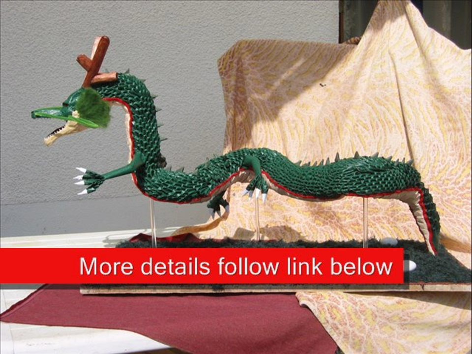 3D Origami Chinese Dragon