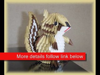 3D Origami Chipmunk