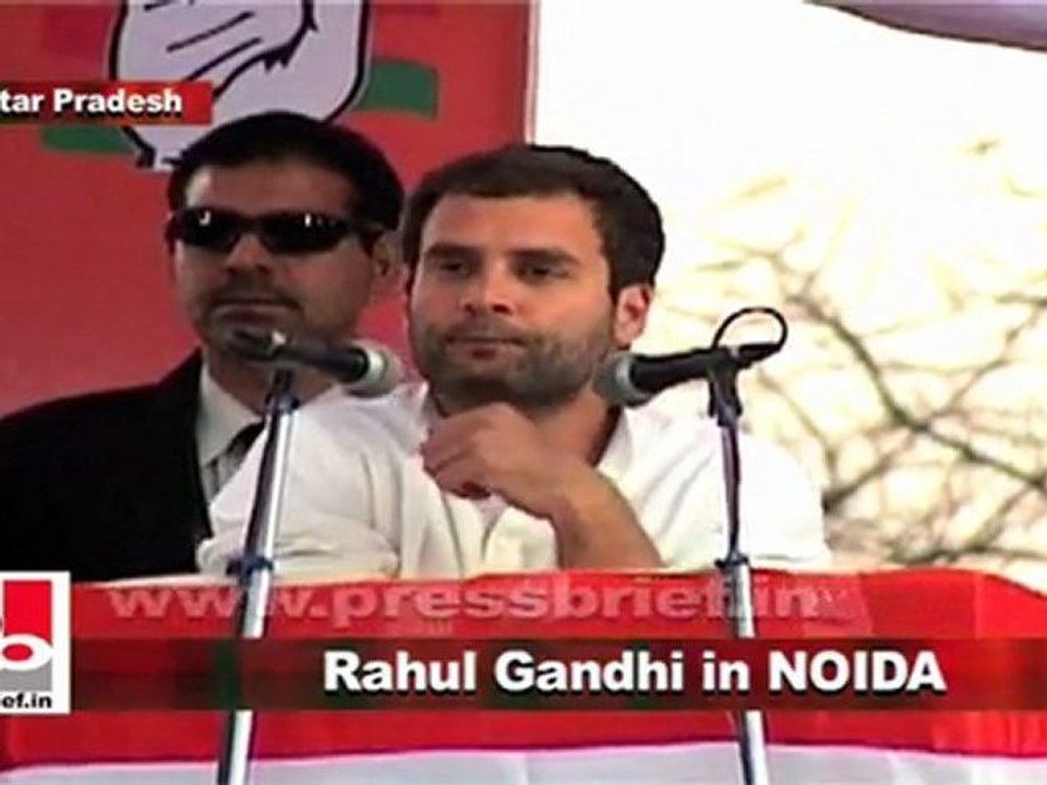 Rahul Gandhi in Noida: Congress-run states develop fast