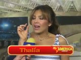 Thalia - Preview de entrevista exclusiva (América Celebra a Chespirito 2012)