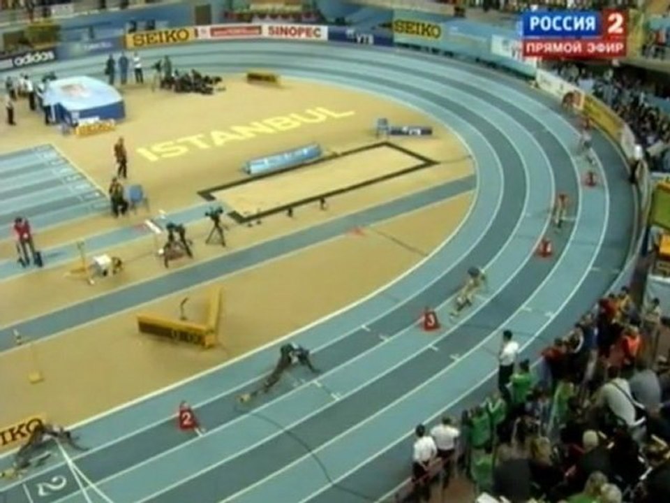 400м 1 Полуфинал Женщины - Чемпионат Мира в помещении Стамбул 2012