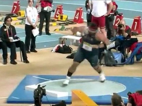 Athlé Mondiaux Indoor 2012 Istanbul Finale du poids masculin