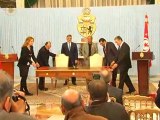 Tunus'ta iki ülke arasında ilişkilerin artırılmasına yönelik 3 protokol imzalandı.