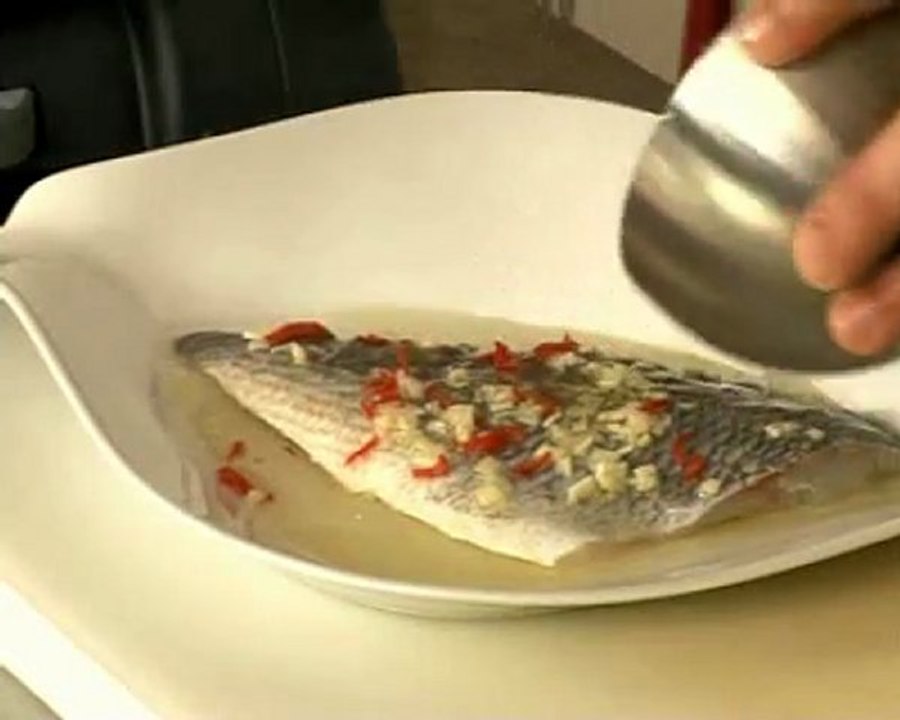 Daurade à l espagnle flambé à l'anis