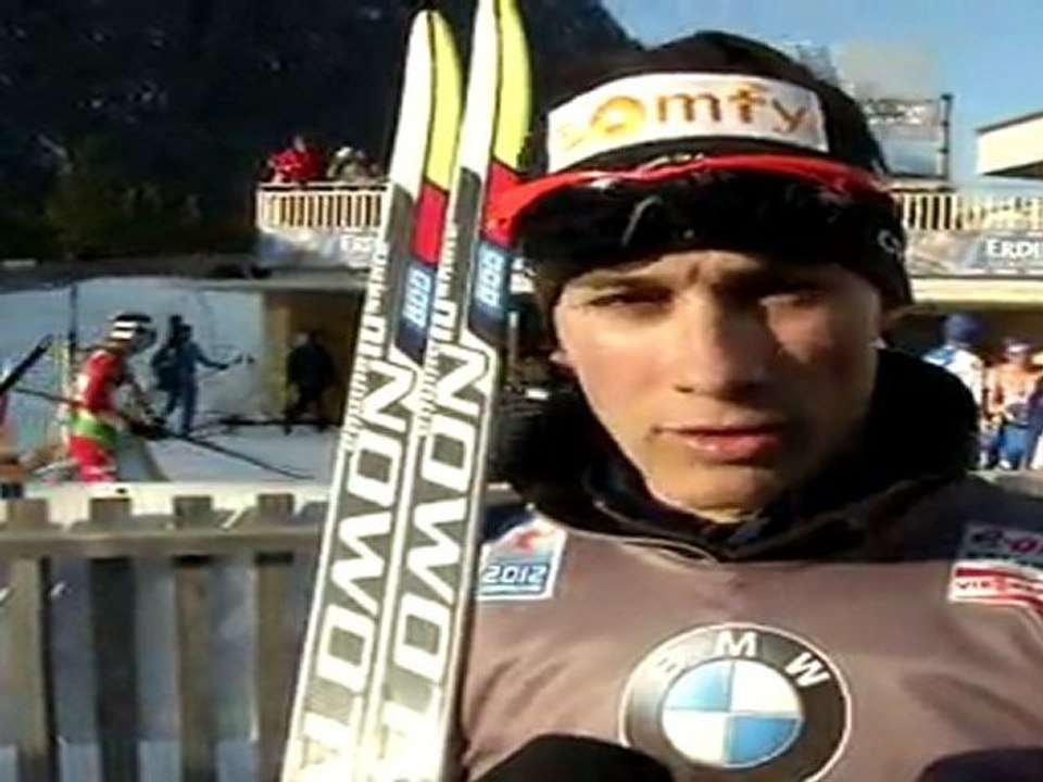 Réactions d'Alexis Boeuf après la médaille d'argent du relais