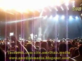 كلمة عمرو دياب لجمهوره ولدولة الامارات فى حفل دو الموسيقى بدبى مارس 2012 amr diab words for his fans in du festival music in dubai 2012