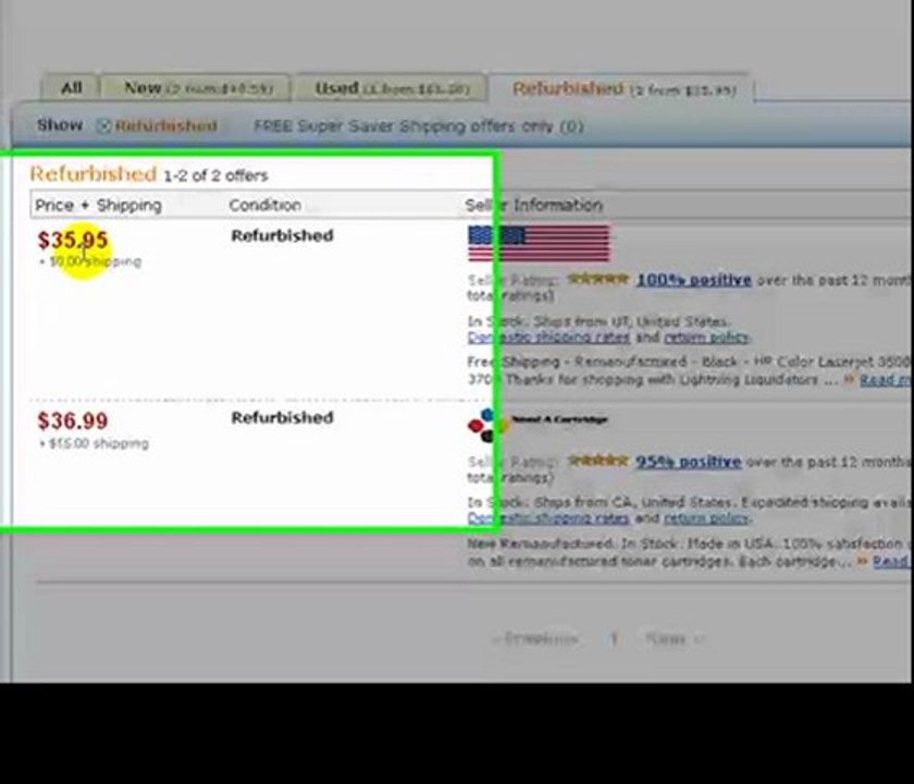HP Color Laserjet 3500 Toner - Color Laserjet Toner - Black