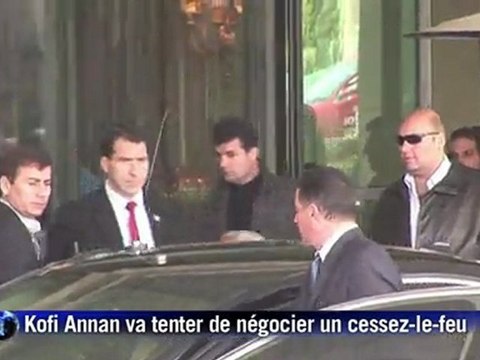 Syrie: Bachar al-Assad reçoit l'émissaire de l'ONU Kofi Annan