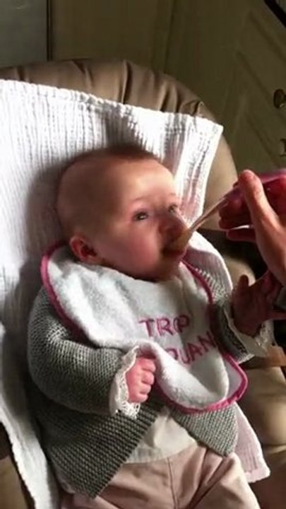 Mon premier repas...