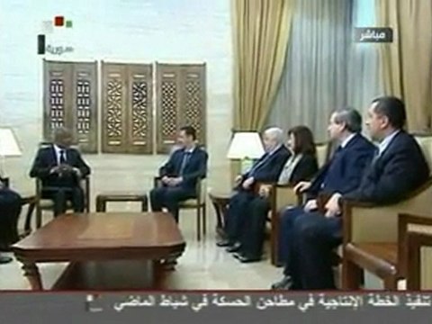 Kofi Annan in talks with Syrian president