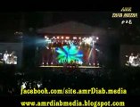 عمرو دياب ضحكت حفل دو الموسيقى دبى 2012 amr diab de7ket du music festival dubai 2012