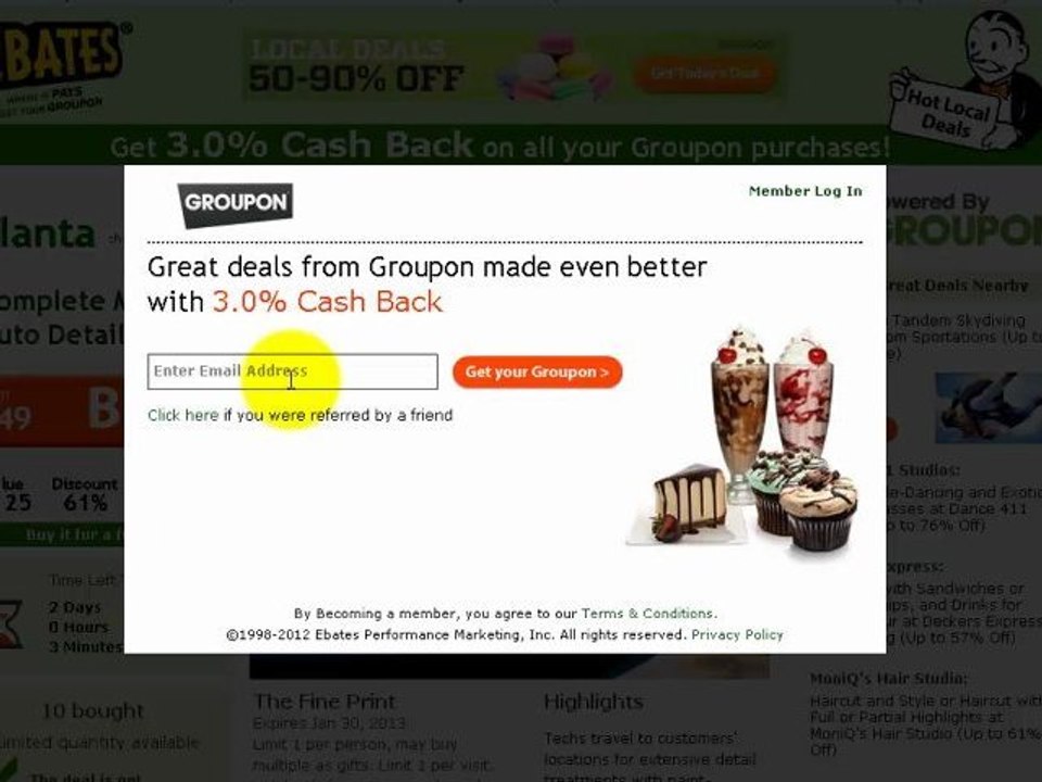 Coupons, Promo Codes and Cash Back Savings