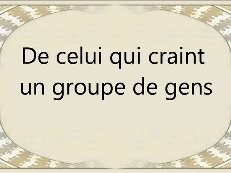 039 De celui qui craint un groupe de gens vostfr by tiss38din