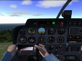 Flightgear DR400_jsbsim une ombre et un atterrissage sur l'eau.mpeg