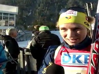 Interview d'Anaïs Bescond après la médaille d'argent au relais