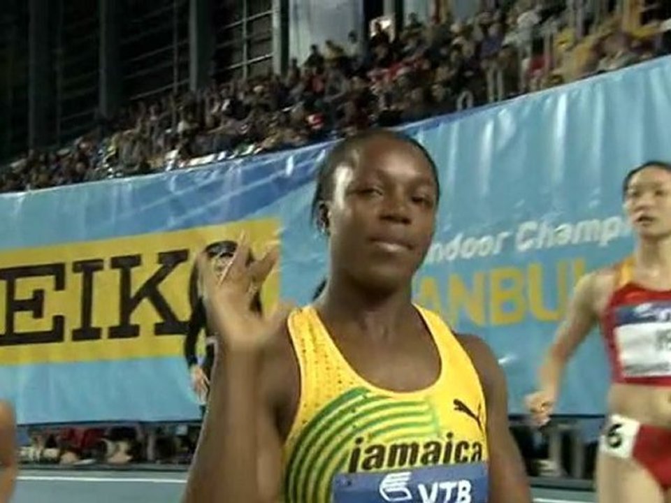 60м 7 забег Женщины - Чемпионат Мира в помещении Стамбул 2012