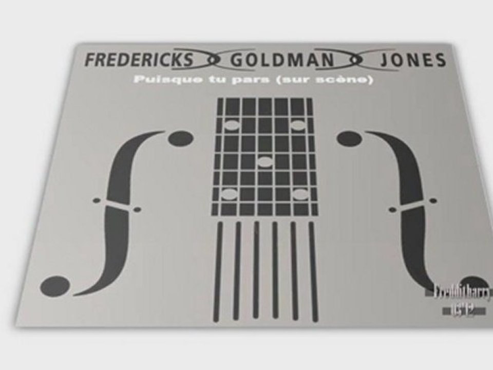 INEDIT-Fredericks/ Goldman/ Jones: puisque tu pars sur scène 11/10/1991 -  Vidéo Dailymotion