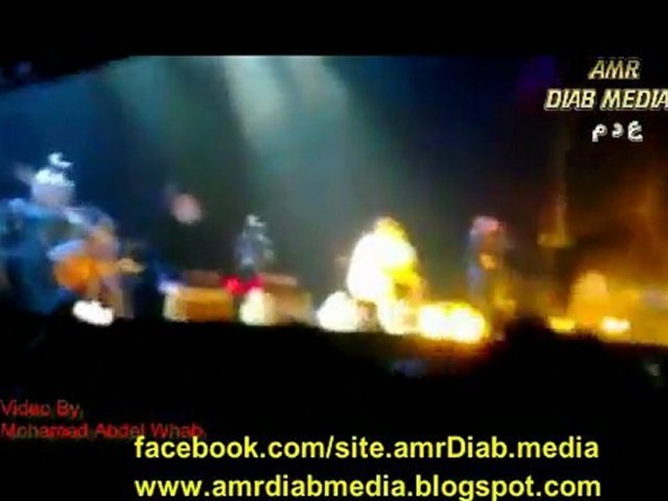 عمرو دياب رصيف نمرة خمسة حفل دو الموسيقى دبى 2012 amr diab raseef nemra khamsa du music festival dubai 2012