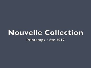 Enjoy Nouvelle Collection Printemps / été 2012