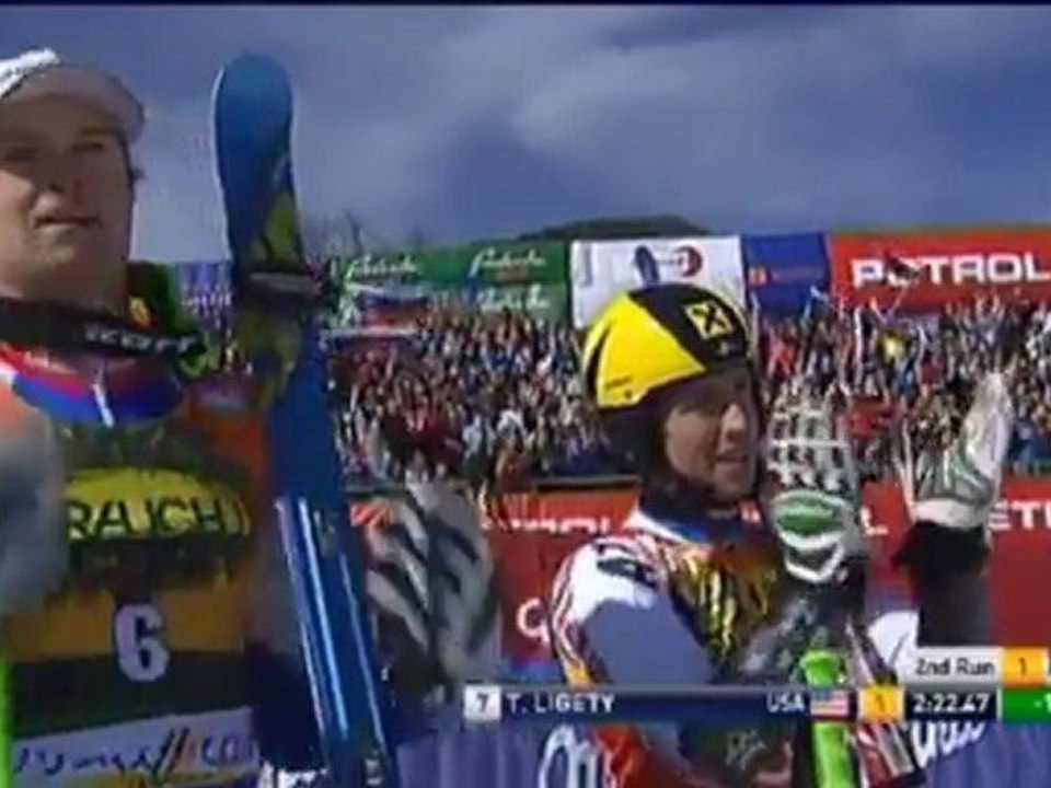 Gigante - Ligety vince, Eisath cade male