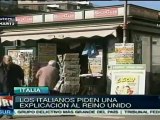 Italianos piden una explicación a RU por muerte devmilitares