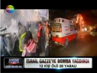 SesliSebep.com İsrailin gazzeye hava saldırısı