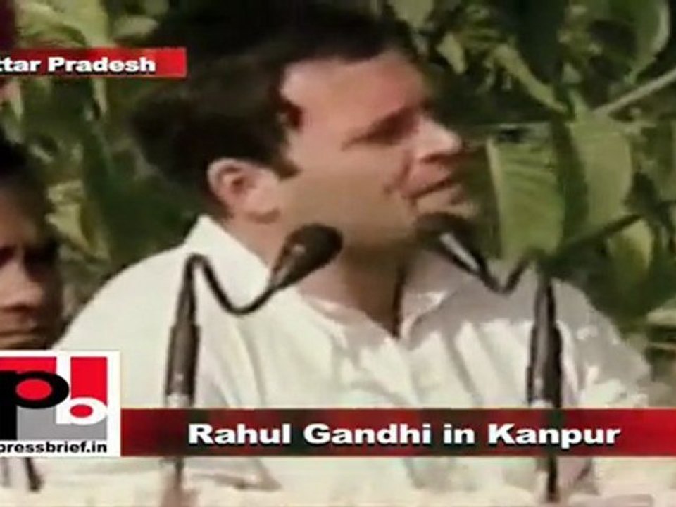 Rahul Gandhi in Kanpur: Normally elections bring changes, but it did not happen in UP