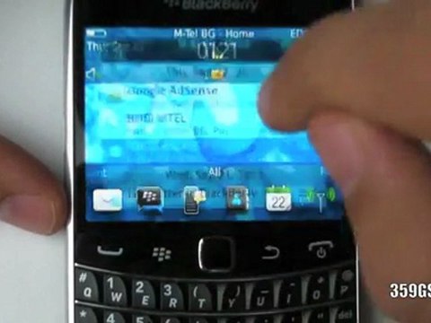 BalckBerry Bold Touch 9900 User Interface