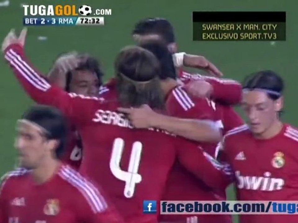 Bétis 2-3 Real Madrid