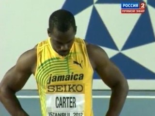 60м 2 Полуфинал Мужчины - Чемпионат Мира в помещении Стамбул 2012