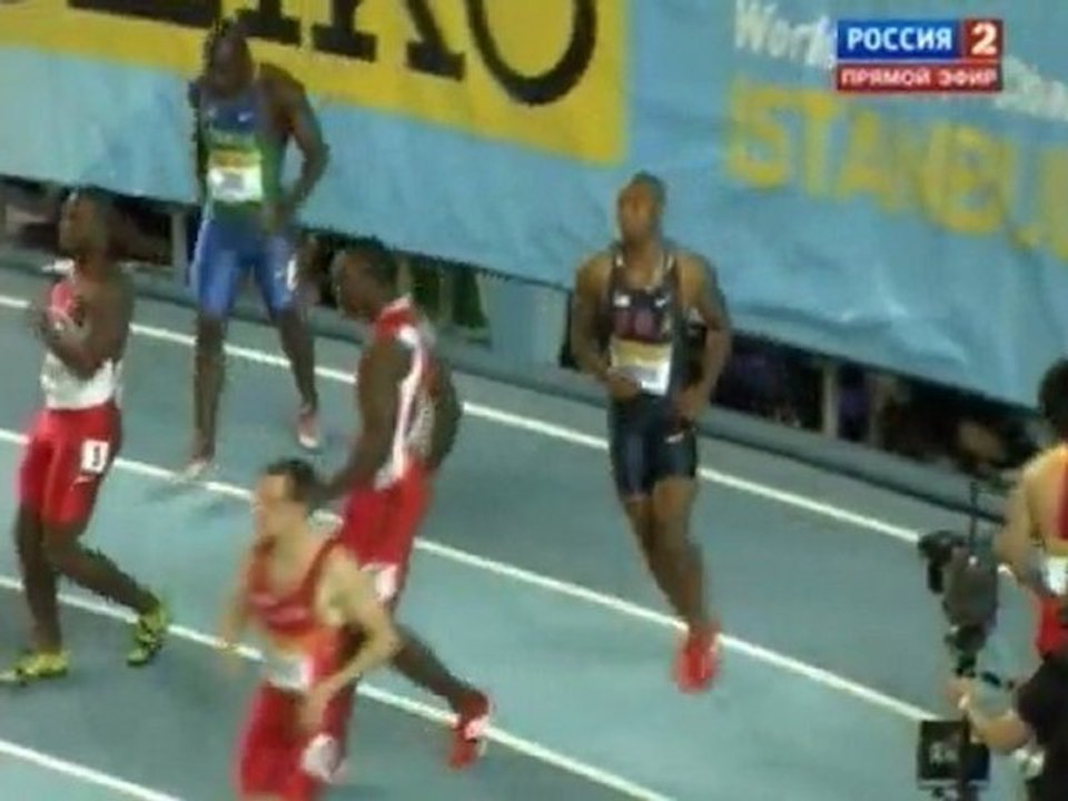 60м 3 Полуфинал Мужчины - Чемпионат Мира в помещении Стамбул 2012