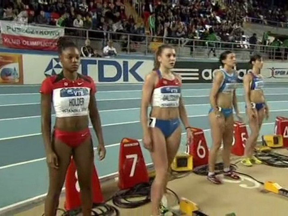 60м/б 1 Полуфинал Женщины - Чемпионат Мира в помещении Стамбул 2012