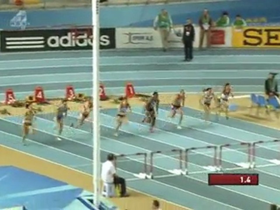 60м/б 2 Полуфинал Женщины - Чемпионат Мира в помещении Стамбул 2012