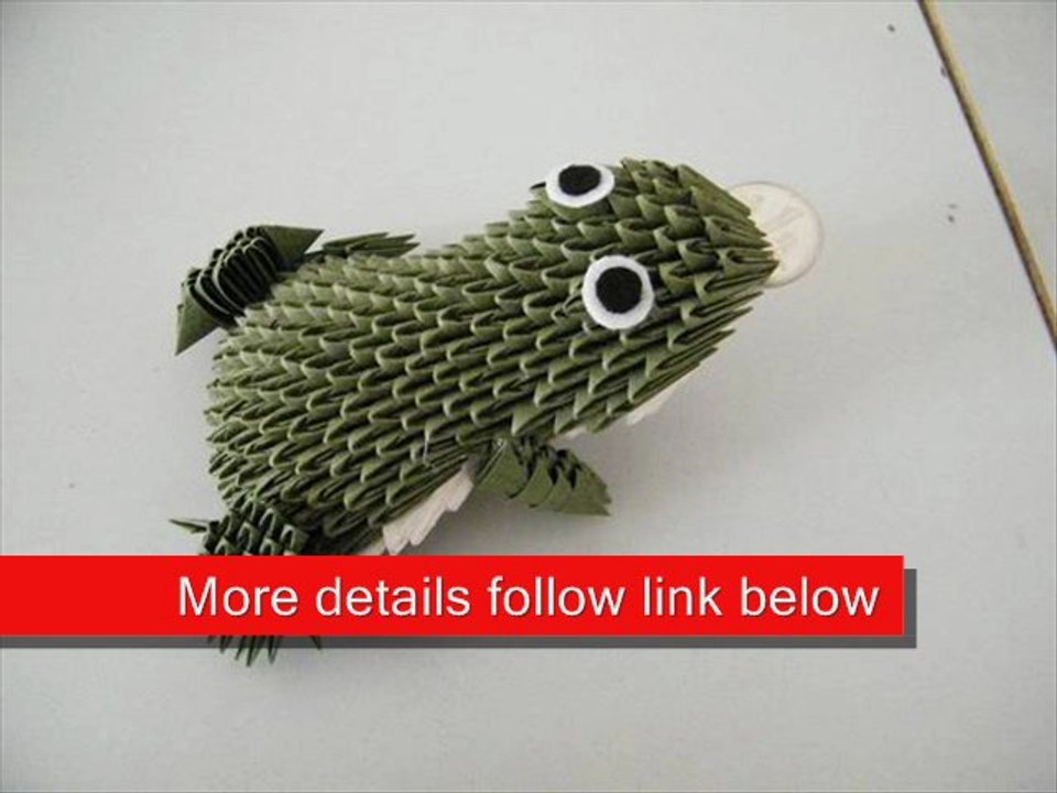 3D Origami Fortune Frog