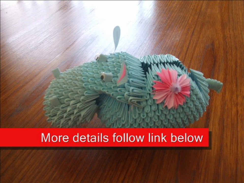 3D Origami Hippo